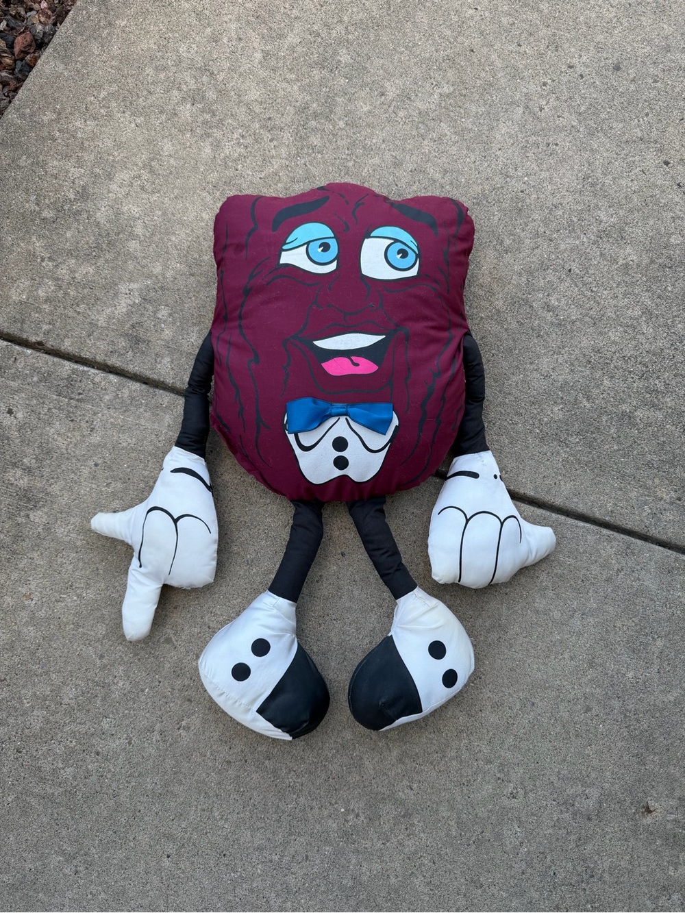 Vintage 28" Applause California Raisins Plush Pillow Pet Doll Figure 1987 Rare!!